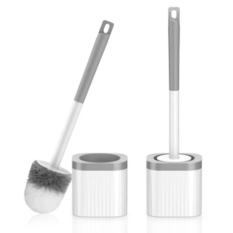 Toilet Brush, 2 Pack Compact Toilet Bowl Brush and Holder Set with Nylon Bristles Toilet Cleaner Brush Hidden Toilet Scrubber B
Toilet Brush, 2 Pack Compact Toilet Bowl Brush and Holder Set with Nylon Bristles Toilet Cleaner Brush Hidden Toilet Scrubber B
