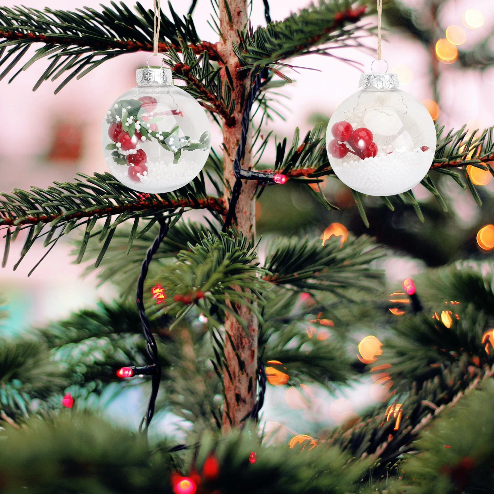 Gadgets Christmas Balls Xmas Ornaments Clear Baubles Plastic Decorations Bulbs Fillable
Gadgets Christmas Balls Xmas Ornaments Clear Baubles Plastic Decorations Bulbs Fillable