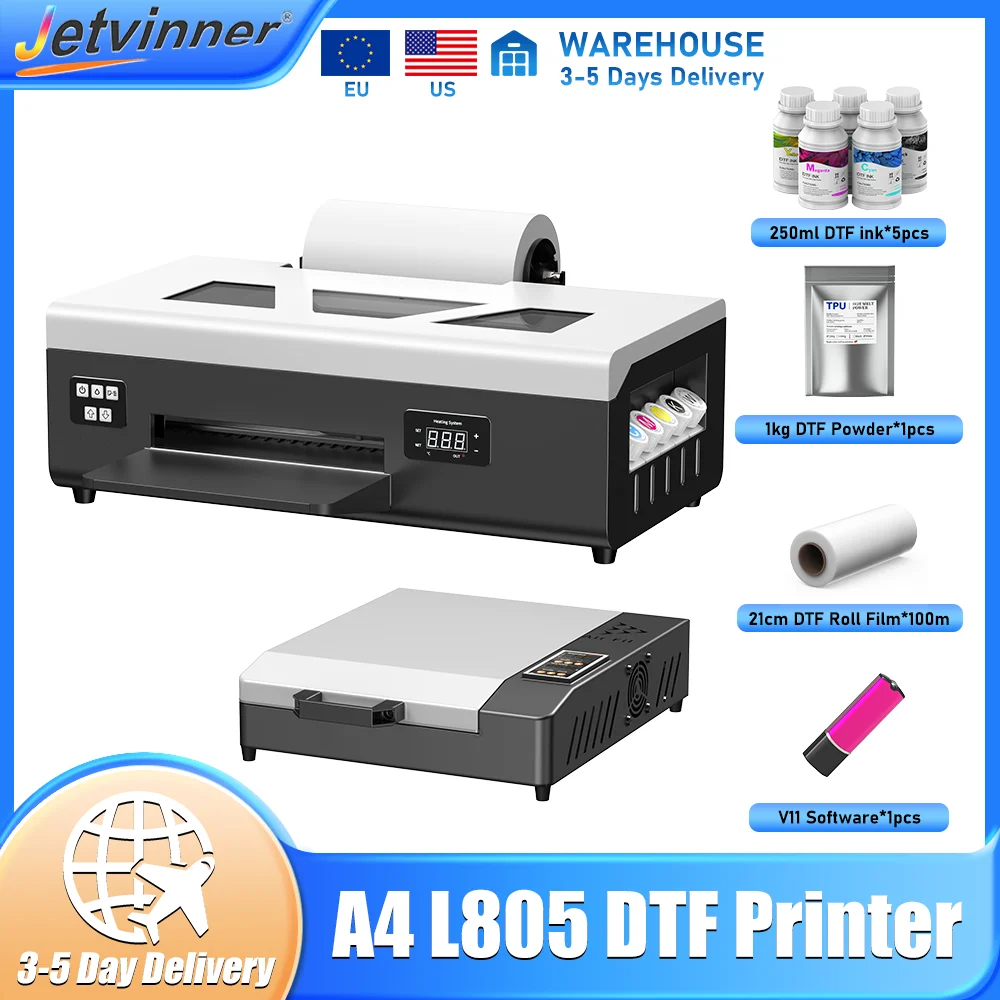 A4 DTF Printer For Epson L805 Head Direct to Film Transfer Printer Impresora A4 dtf For Fabric Hoodies t shirt Printing Machine
A4 DTF Printer For Epson L805 Head Direct to Film Transfer Printer Impresora A4 dtf For Fabric Hoodies t shirt Printing Machine
