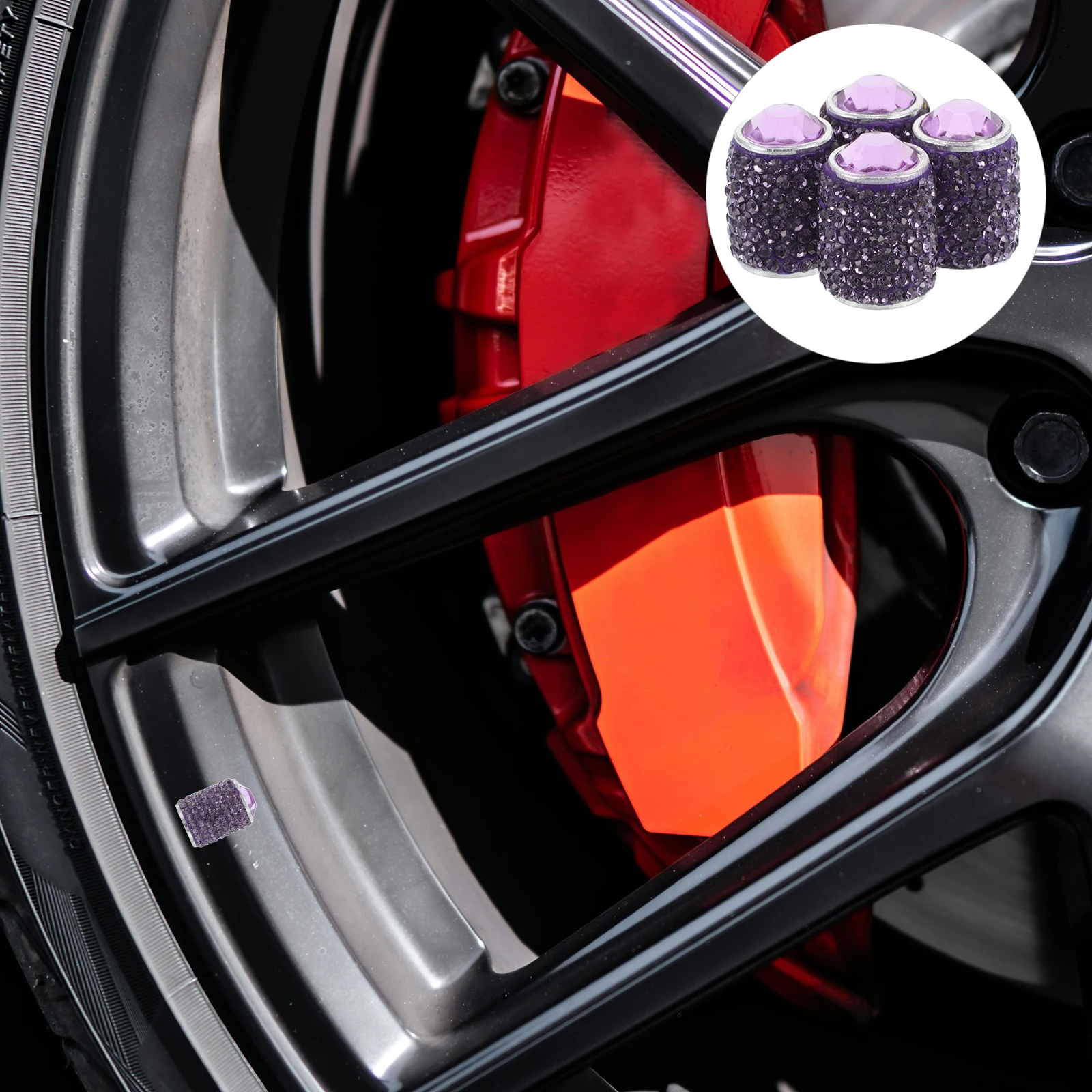 4pcs Tire Valve Caps Aluminum Alloy Car Tire Air Caps for Cars SUVs Bicycles Seal Ring Sturdy Craftsmanship Easy Install Violet
4pcs Tire Valve Caps Aluminum Alloy Car Tire Air Caps for Cars SUVs Bicycles Seal Ring Sturdy Craftsmanship Easy Install Violet
