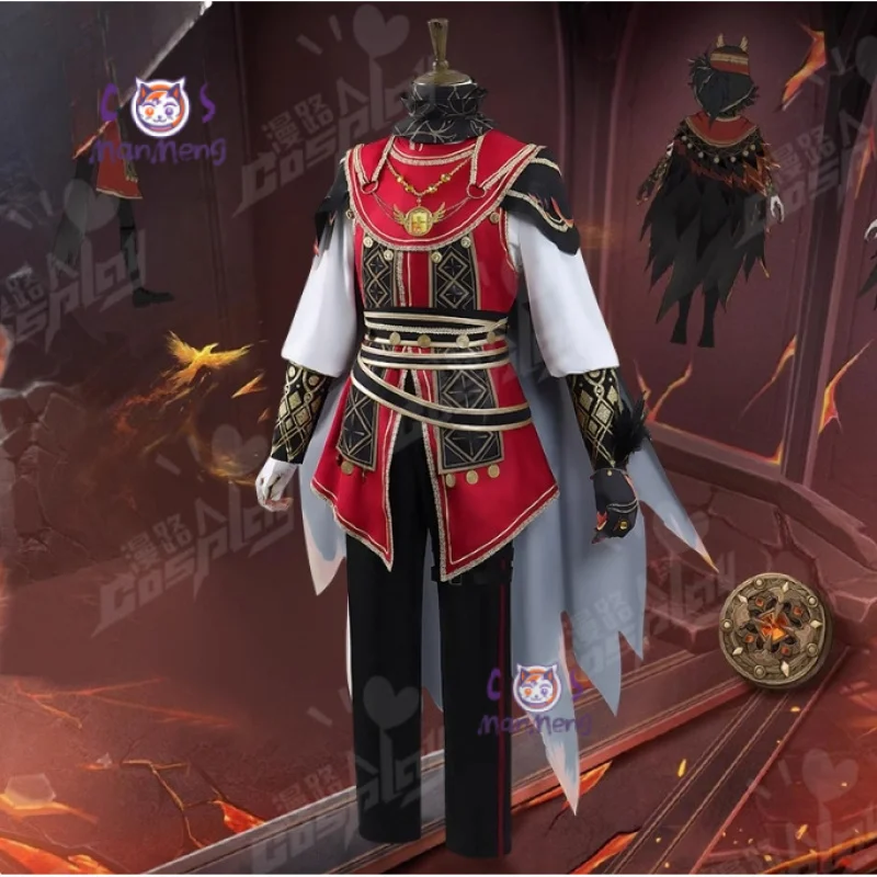 Norton Campbell Cosplay Prospector Game Identity Ⅴ Costume Hat cloak wrist guard prop accessory set party men fashion uniform
Norton Campbell Cosplay Prospector Game Identity Ⅴ Costume Hat cloak wrist guard prop accessory set party men fashion uniform