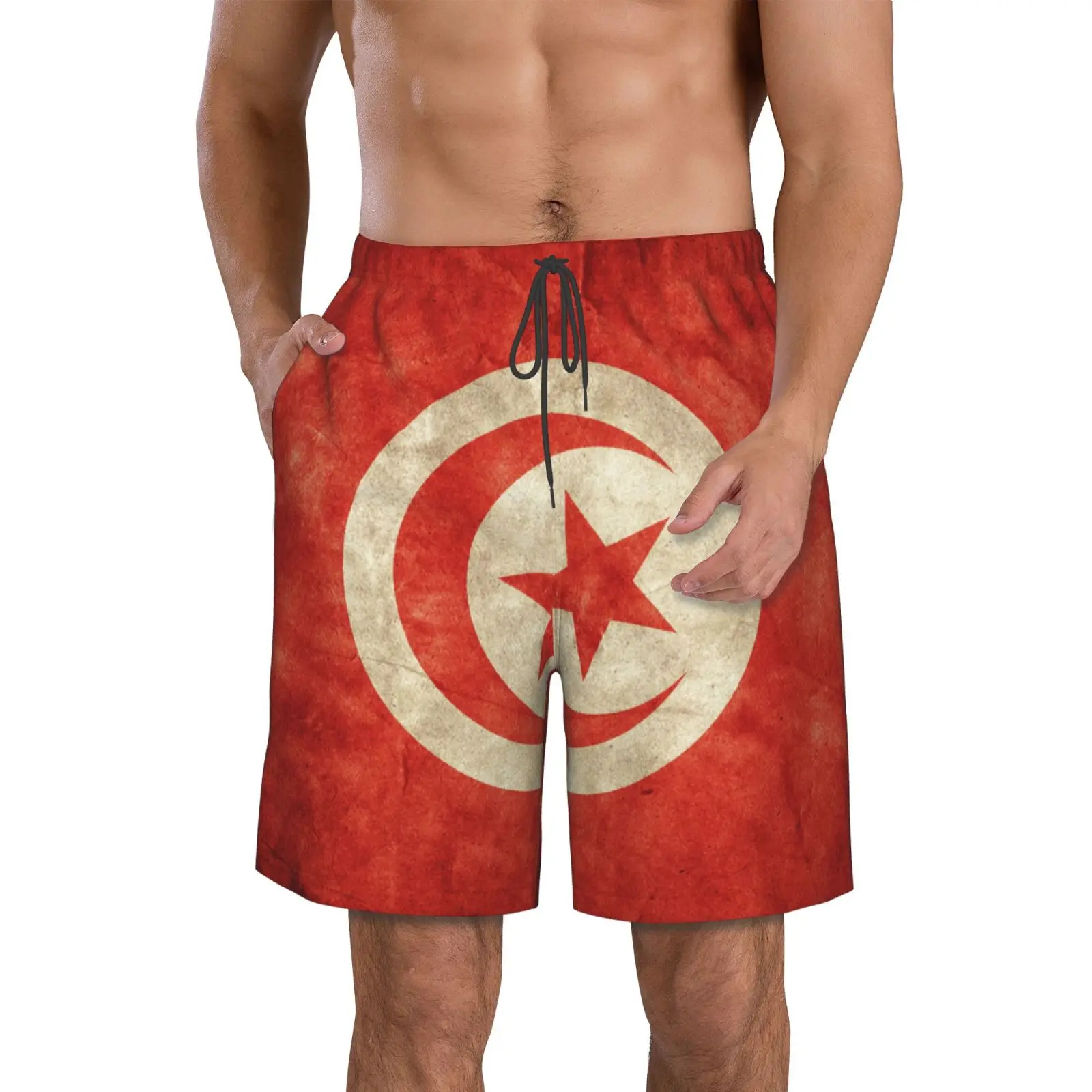 Men's Tunisia Flag Tunisians Fans Beach Pants Shorts Surfing M-2XL Polyester Swimwear Running
Men's Tunisia Flag Tunisians Fans Beach Pants Shorts Surfing M-2XL Polyester Swimwear Running