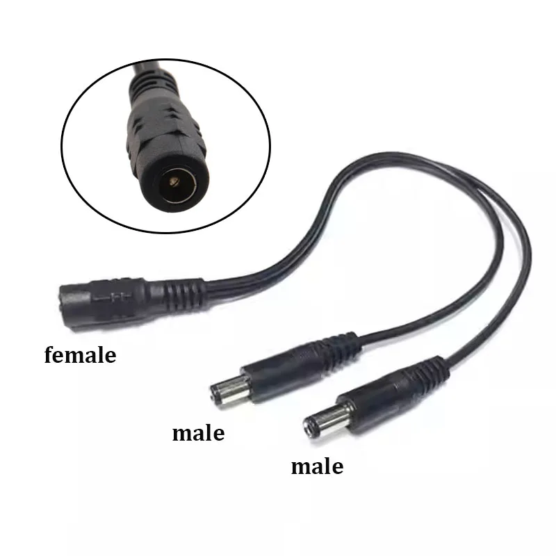 30cm DC 12V 1 Female to 2 Male Power Split Splitter Cable 5.5x2.1mm Power Extension Cords
30cm DC 12V 1 Female to 2 Male Power Split Splitter Cable 5.5x2.1mm Power Extension Cords