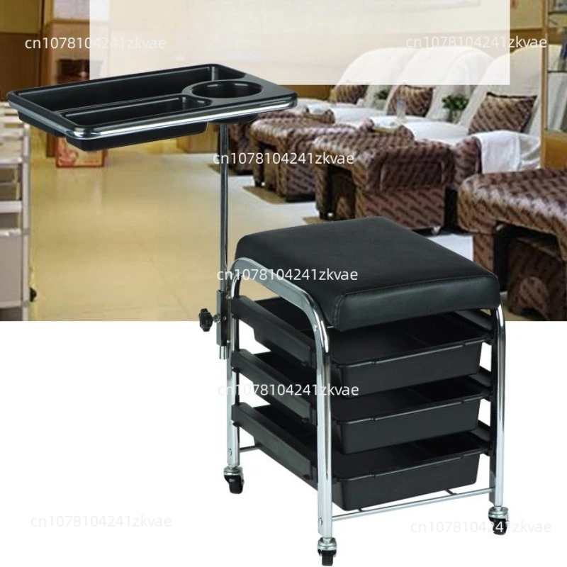 Съемный табурет для педикюра с выдвижным сиденьем, тележкой для инструментов
Съемный табурет для педикюра с выдвижным сиденьем, тележкой для инструментов