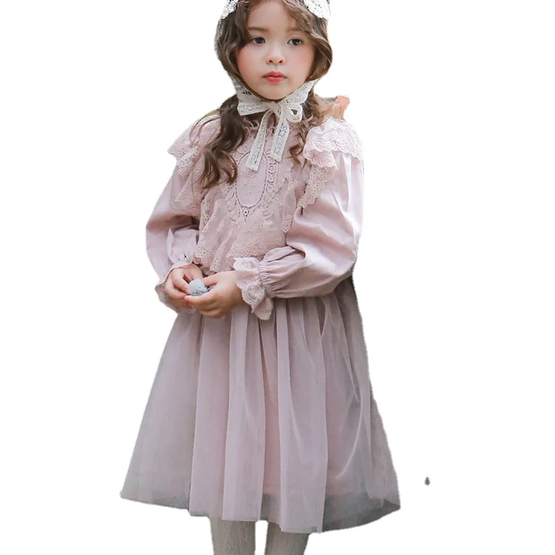 Spring Autumn New Long-Sleeve Girls Dress 100% Cotton Soft Muslin Retro Casual Dresses Children's Clothing Lace Tutu Dress CC018
Spring Autumn New Long-Sleeve Girls Dress 100% Cotton Soft Muslin Retro Casual Dresses Children's Clothing Lace Tutu Dress CC018