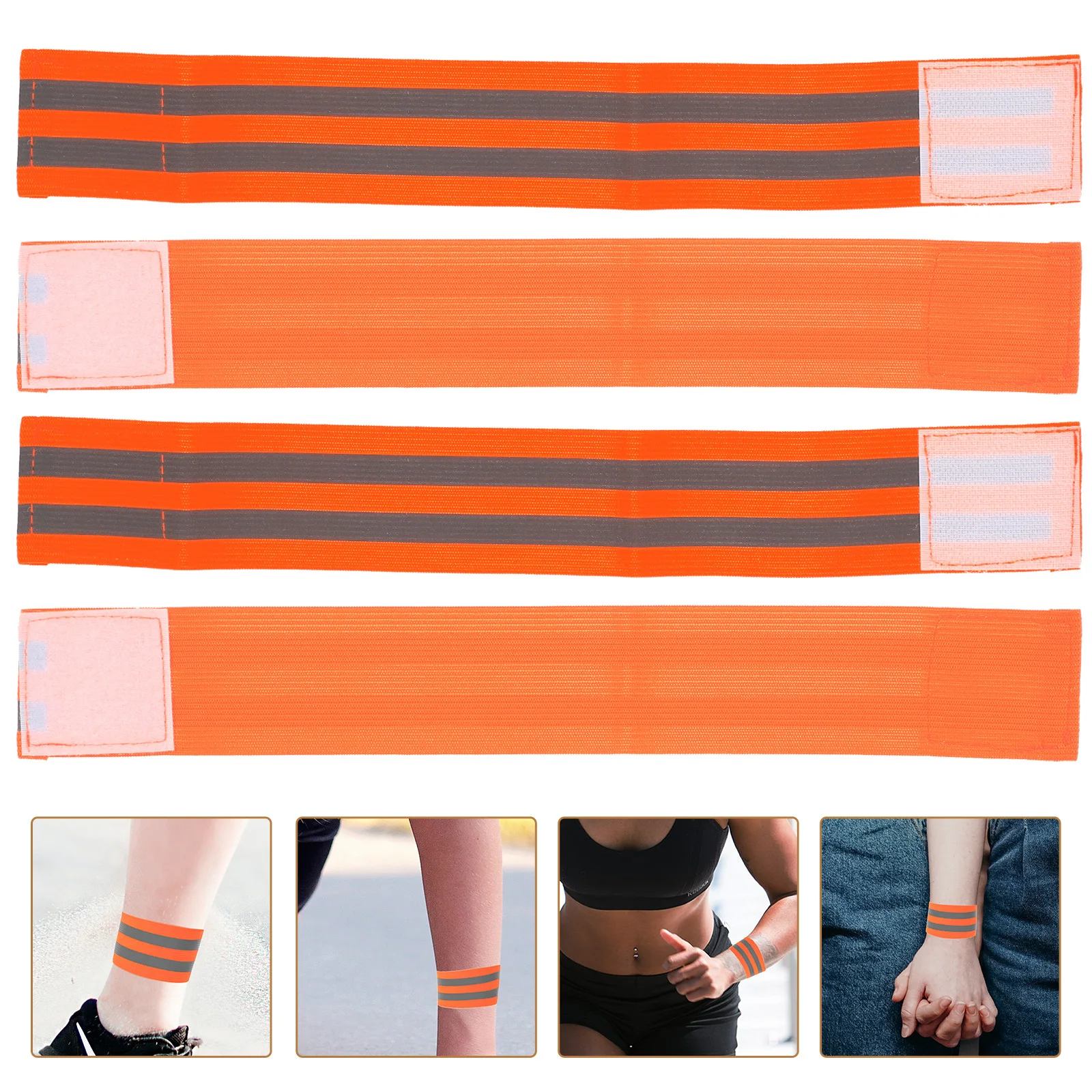 4Pcs High Visibility Reflective Wristbands Lightweight Comfortable Armbands for Running Jogging Cycling Hiking Night Activities
4Pcs High Visibility Reflective Wristbands Lightweight Comfortable Armbands for Running Jogging Cycling Hiking Night Activities