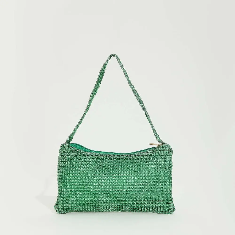Elegant Shiny Evening Banquet Bag Temperament Mini Glitter Shoulder Bag Small Purse Underarm Bag Rhinestone Hand Bag Women
Elegant Shiny Evening Banquet Bag Temperament Mini Glitter Shoulder Bag Small Purse Underarm Bag Rhinestone Hand Bag Women