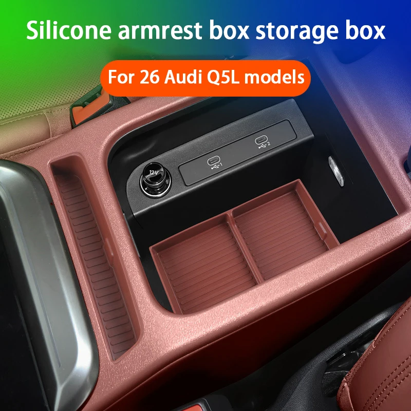 Car Silicone Interior Accessories Suitable For Audi Q5L Q5 GU Center Console Armrest Storage Box Tiered Convenient Organizer
Car Silicone Interior Accessories Suitable For Audi Q5L Q5 GU Center Console Armrest Storage Box Tiered Convenient Organizer
