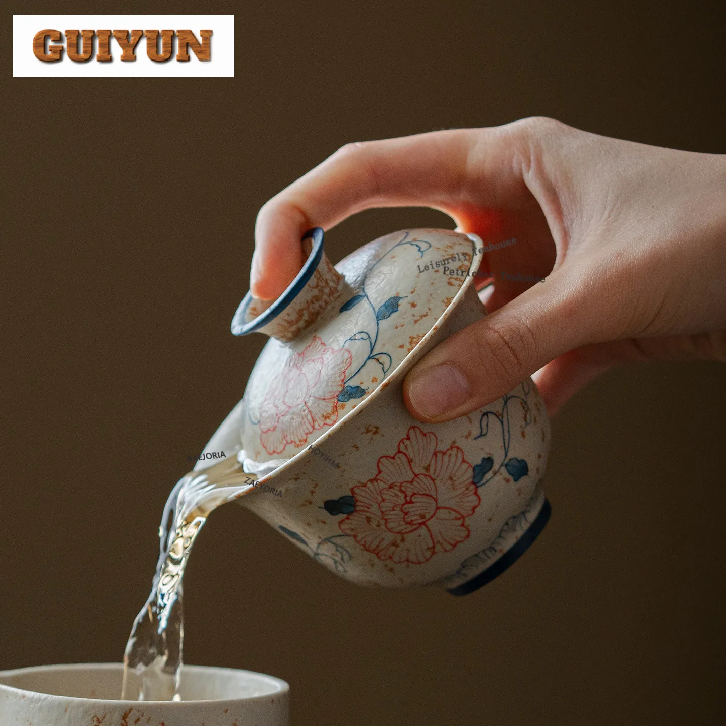 140ml Hand-painted Peony Gaiwan Retro Tea Tureen Household Tea Bowl With Lid Kit Tea Maker Cover Bowl Tea Services Ornaments
140ml Hand-painted Peony Gaiwan Retro Tea Tureen Household Tea Bowl With Lid Kit Tea Maker Cover Bowl Tea Services Ornaments