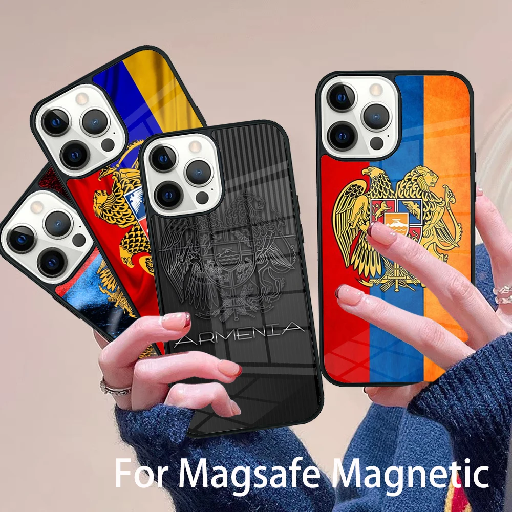 Armenia Coat Of Arms Flag Phone Case Magesafe Magnetic Wireless Charge Cover For IPhone 16 11 12 13 14 15 Pro Max Plus Mini
Armenia Coat Of Arms Flag Phone Case Magesafe Magnetic Wireless Charge Cover For IPhone 16 11 12 13 14 15 Pro Max Plus Mini