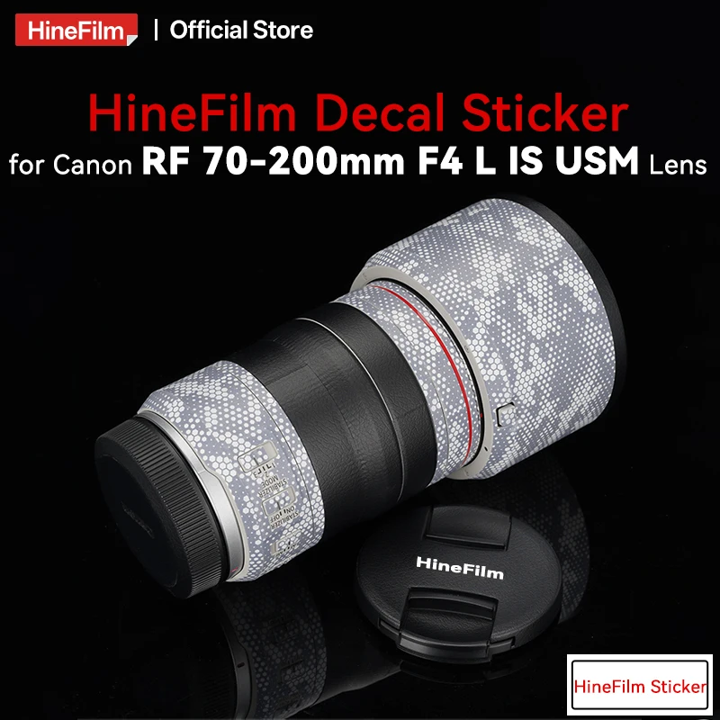 Hinefilm Skin for Canon RF70-200mm F4 L IS USM Lens Sticker for Canon RF70-200 F4 Lens Decal 70-200 f4 Wrap Skin 70200 Sticker
Hinefilm Skin for Canon RF70-200mm F4 L IS USM Lens Sticker for Canon RF70-200 F4 Lens Decal 70-200 f4 Wrap Skin 70200 Sticker