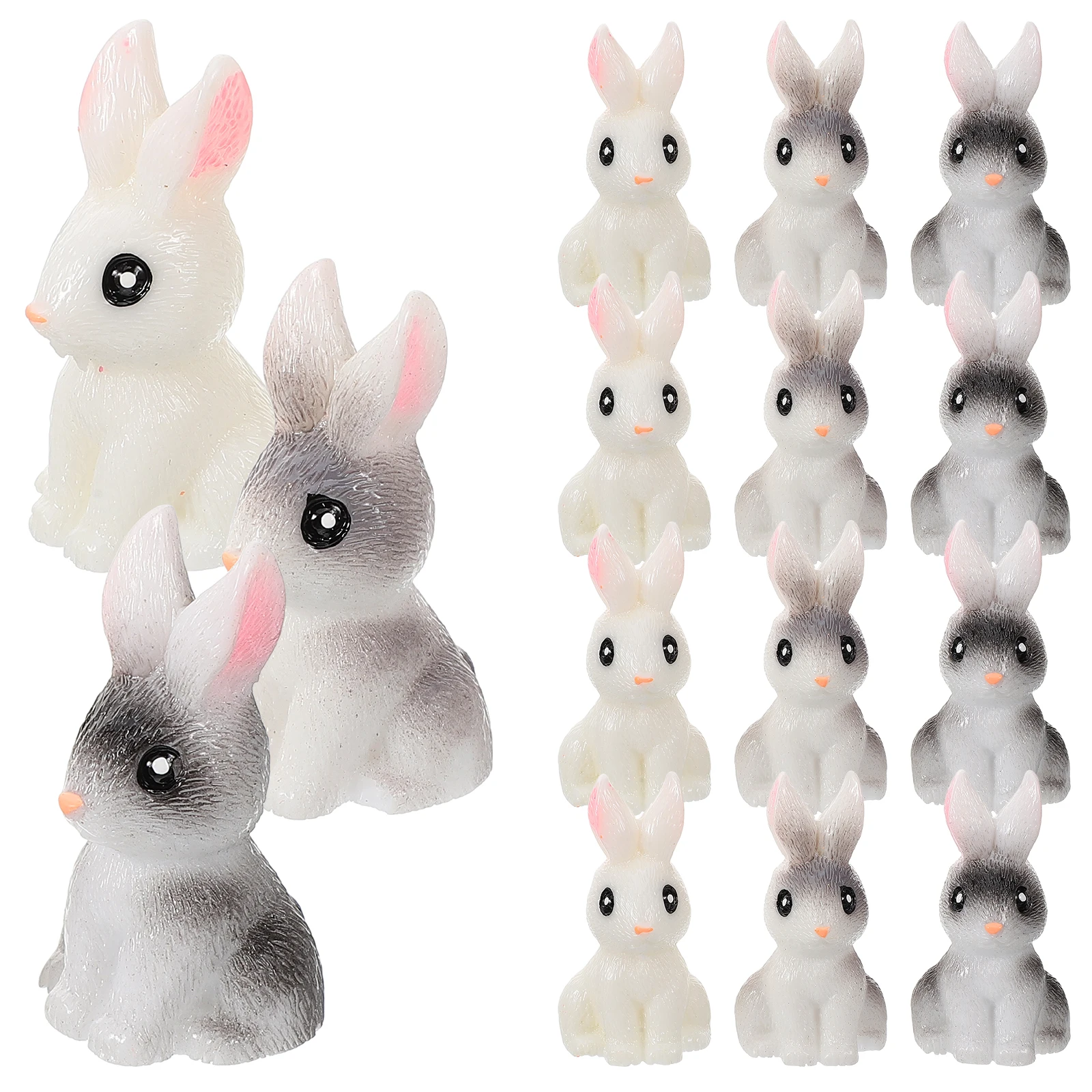 30 Pcs Rabbit Miniature Figurines Resin Lawn Decor Bunny Statue Garden Yard Balcony nament Desktop Car Decorations Small Animals
30 Pcs Rabbit Miniature Figurines Resin Lawn Decor Bunny Statue Garden Yard Balcony nament Desktop Car Decorations Small Animals