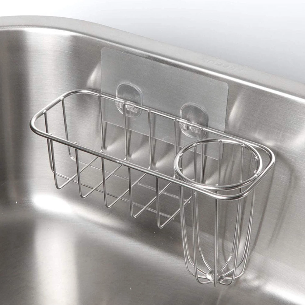 Stainless Steel Sink ganizer Kitchen Sponge Drain Rack Hollow Design Small Size multifunctional Shelf for Kitchen Bath Storage
Stainless Steel Sink ganizer Kitchen Sponge Drain Rack Hollow Design Small Size multifunctional Shelf for Kitchen Bath Storage