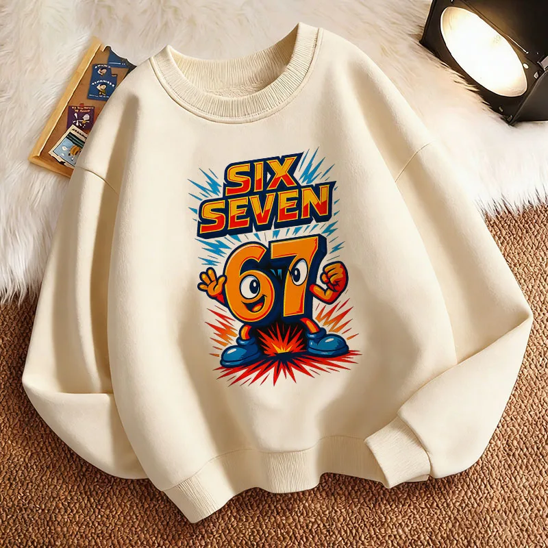 Fashion Children's Sweatshirt Pullover Spring Italian Brainrot 67 Six Seven Crew Neck Graphic Print Hoodie Boy/Girl Kids Hoody
Fashion Children's Sweatshirt Pullover Spring Italian Brainrot 67 Six Seven Crew Neck Graphic Print Hoodie Boy/Girl Kids Hoody