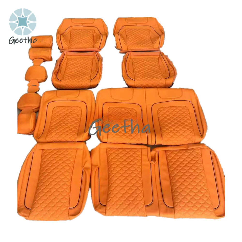 For Brand New G Wagon Full Set Leather Seat Cover Whole Car Interior Wrapping for Benz G Class G Wagon W463 W464
For Brand New G Wagon Full Set Leather Seat Cover Whole Car Interior Wrapping for Benz G Class G Wagon W463 W464