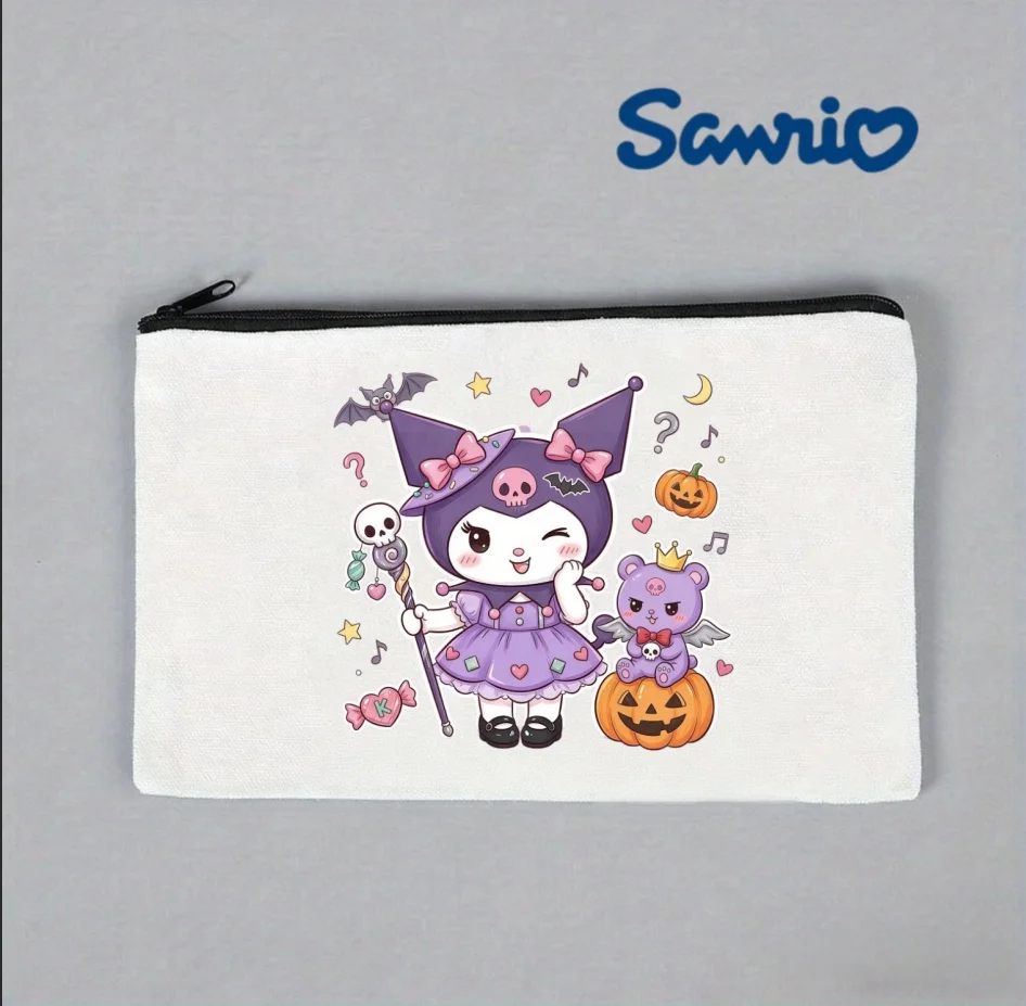 1PC Sanrio Kuromi Halloween Witch Canvas Makeup Bag, Kawaii Cosmetic Pouch
1PC Sanrio Kuromi Halloween Witch Canvas Makeup Bag, Kawaii Cosmetic Pouch