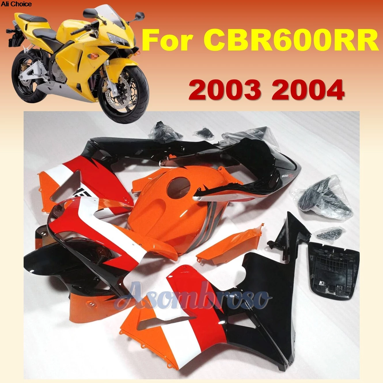 Rebuild Motorcycle Fairings Kit for CBR600RR F5 2003 2004 CBR600 RR CBR 600RR 03 04 Bodywork
Rebuild Motorcycle Fairings Kit for CBR600RR F5 2003 2004 CBR600 RR CBR 600RR 03 04 Bodywork