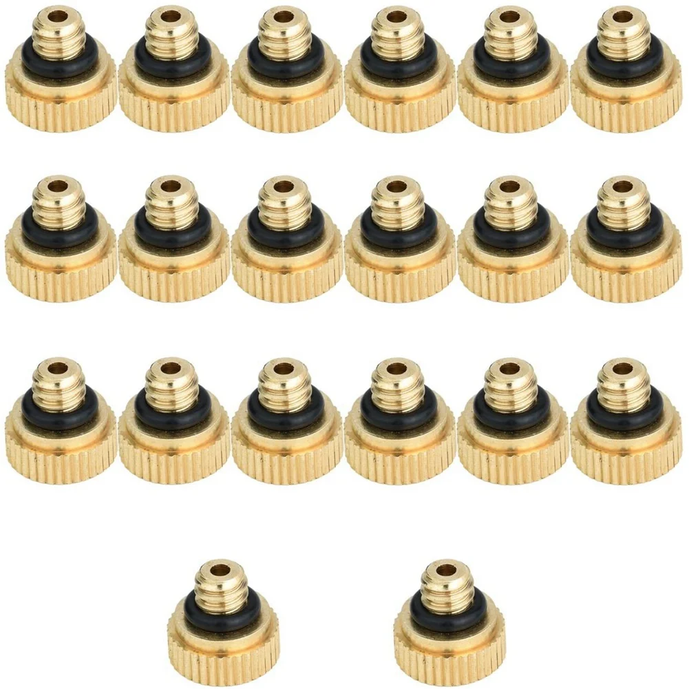 KYCOR-20Pcs Brass Misting Nozzles For Cooling System 0.012 Inch(0.3 Mm)& 1 Pcs Home Automatic Smart LCD Display Water Timer
KYCOR-20Pcs Brass Misting Nozzles For Cooling System 0.012 Inch(0.3 Mm)& 1 Pcs Home Automatic Smart LCD Display Water Timer