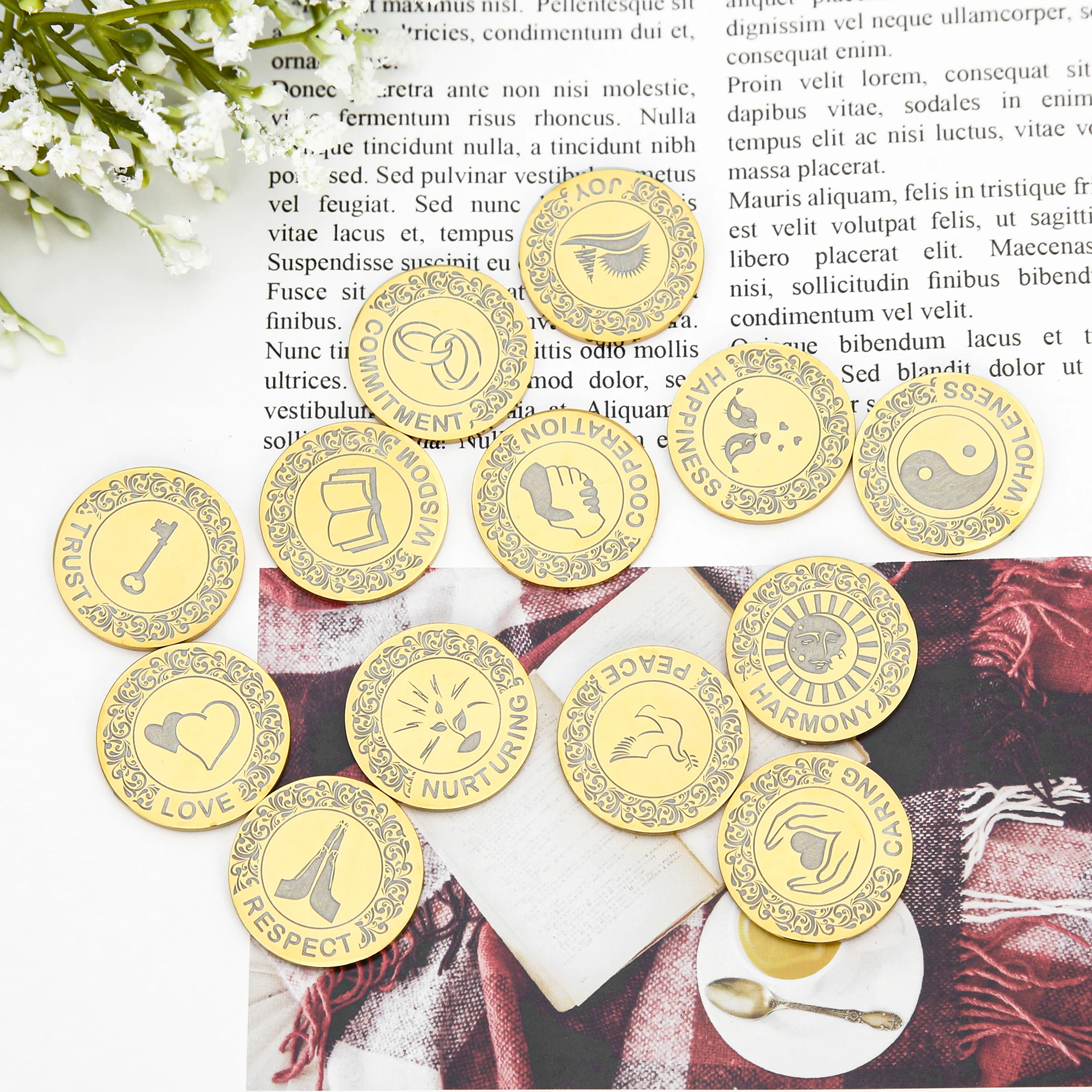 Custom 13Pcs English Arras De Boda Gift Set | Comes with Coins | 25 Styles | Wedding Wooden Boxes English Matrimony Ceremony
Custom 13Pcs English Arras De Boda Gift Set | Comes with Coins | 25 Styles | Wedding Wooden Boxes English Matrimony Ceremony