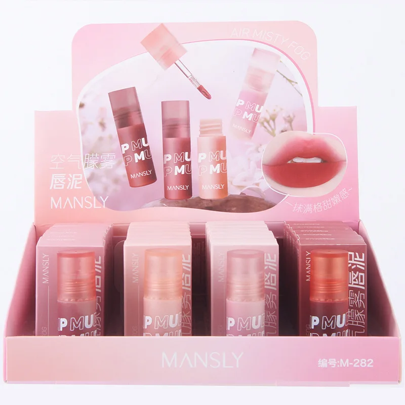 28Pcs/lot 4 Colors Mist Lip Mud Waterproof Long Lasting Moisturizing Matte Lipstick Velvet Lip Glaze Makeup Cosmetics Wholesale
28Pcs/lot 4 Colors Mist Lip Mud Waterproof Long Lasting Moisturizing Matte Lipstick Velvet Lip Glaze Makeup Cosmetics Wholesale