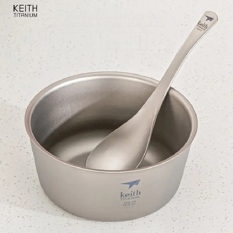 Keith Double-wall Titanium Rice Noodle Ramen Bowl Lunch Box 0.5L Salad Container Utensils For Tourism Tableware Ti5322
Keith Double-wall Titanium Rice Noodle Ramen Bowl Lunch Box 0.5L Salad Container Utensils For Tourism Tableware Ti5322