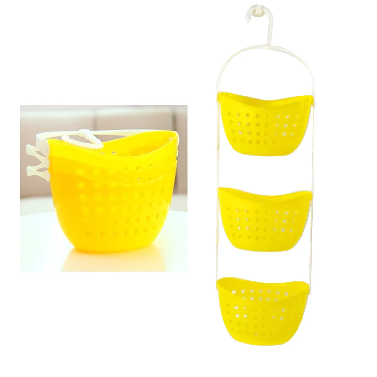 3 Tier Bathroom Hanging Basket Storage ganizer Shower Shampoo Soap Kitchen Utensils PP Material Drain Holes
3 Tier Bathroom Hanging Basket Storage ganizer Shower Shampoo Soap Kitchen Utensils PP Material Drain Holes