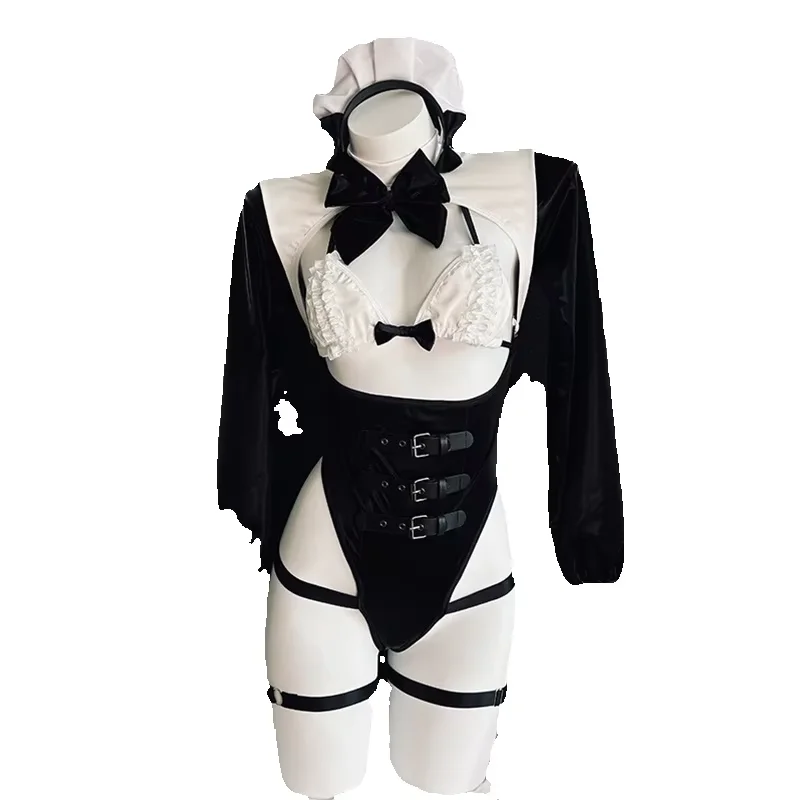 Erotic Original Club Bar Waiter Bunny Girl Cosplay Uniform Outfits Maid Bodysuit Glossy patent leather Sexy Bondage Lingerie New
Erotic Original Club Bar Waiter Bunny Girl Cosplay Uniform Outfits Maid Bodysuit Glossy patent leather Sexy Bondage Lingerie New