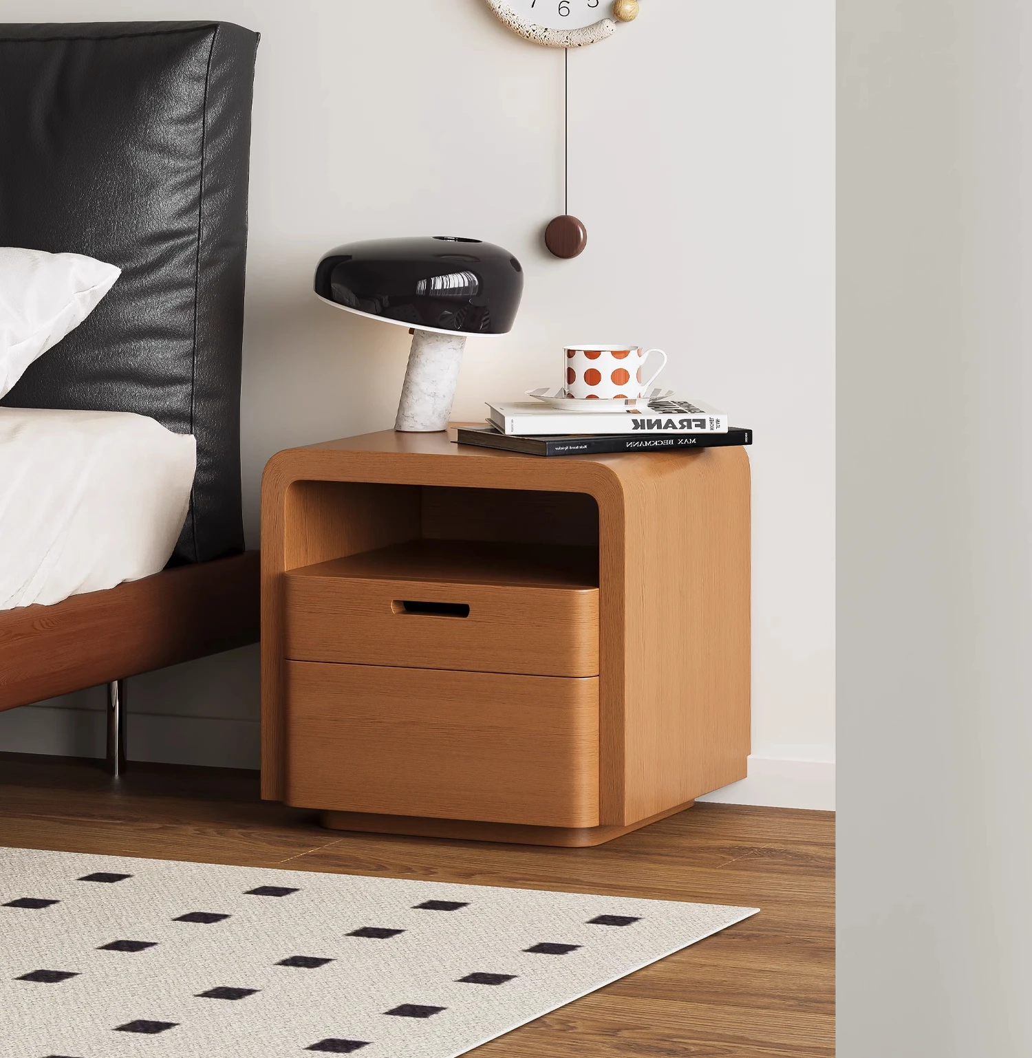 French pastoral bedside table solid wood texture household small storage locker
French pastoral bedside table solid wood texture household small storage locker