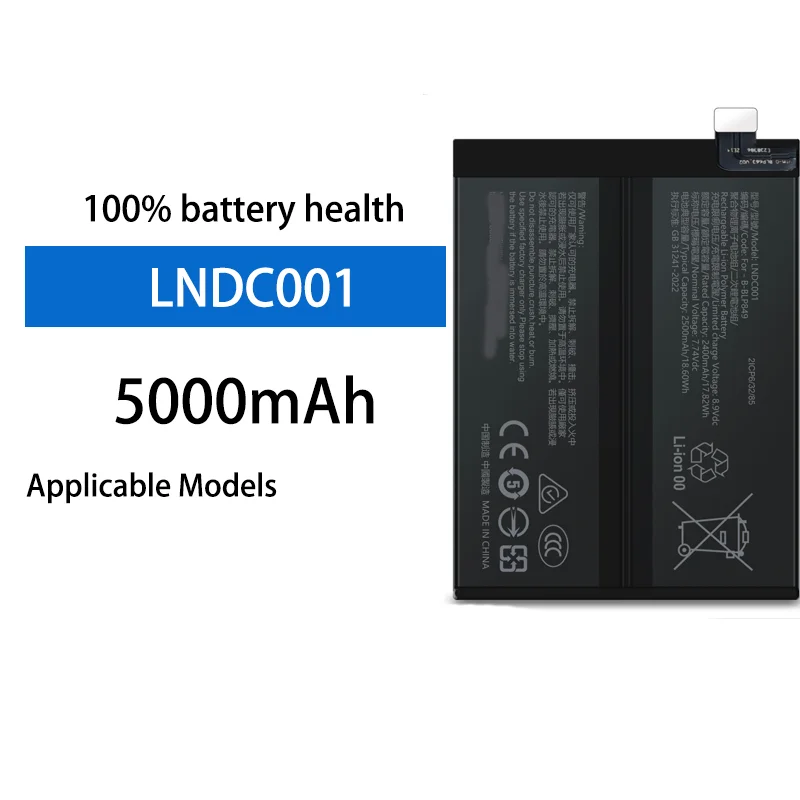 High Quality 5000mAh Replacement Battery For Realme GT OPPO Mobile Phone Perfect Repair Parts Safe Reliable Stable Performance
High Quality 5000mAh Replacement Battery For Realme GT OPPO Mobile Phone Perfect Repair Parts Safe Reliable Stable Performance