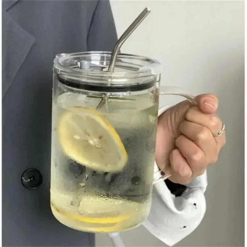 1000ML Drinking Glass Tumbler With Lid And Straw Glass Coffee Cup Glass Mug Milk Transparent Cup Juice Mocha Cups
1000ML Drinking Glass Tumbler With Lid And Straw Glass Coffee Cup Glass Mug Milk Transparent Cup Juice Mocha Cups