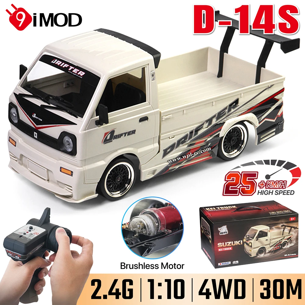 9IMOD RC Car 1/10 D-14S 4WD Brushless Drifting Car 25+KM/H Dual Wheel Replace Model Vehicle
9IMOD RC Car 1/10 D-14S 4WD Brushless Drifting Car 25+KM/H Dual Wheel Replace Model Vehicle