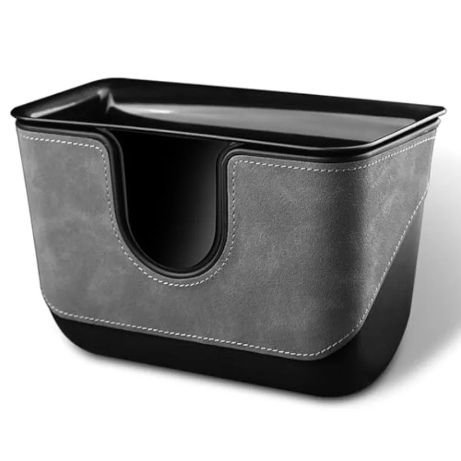 Small Car Trash Can with Double-Layer Design, Leakproof Hanging Car Trash Bin with Large Capacity and Elastic Back Clip, Multi-
Small Car Trash Can with Double-Layer Design, Leakproof Hanging Car Trash Bin with Large Capacity and Elastic Back Clip, Multi-