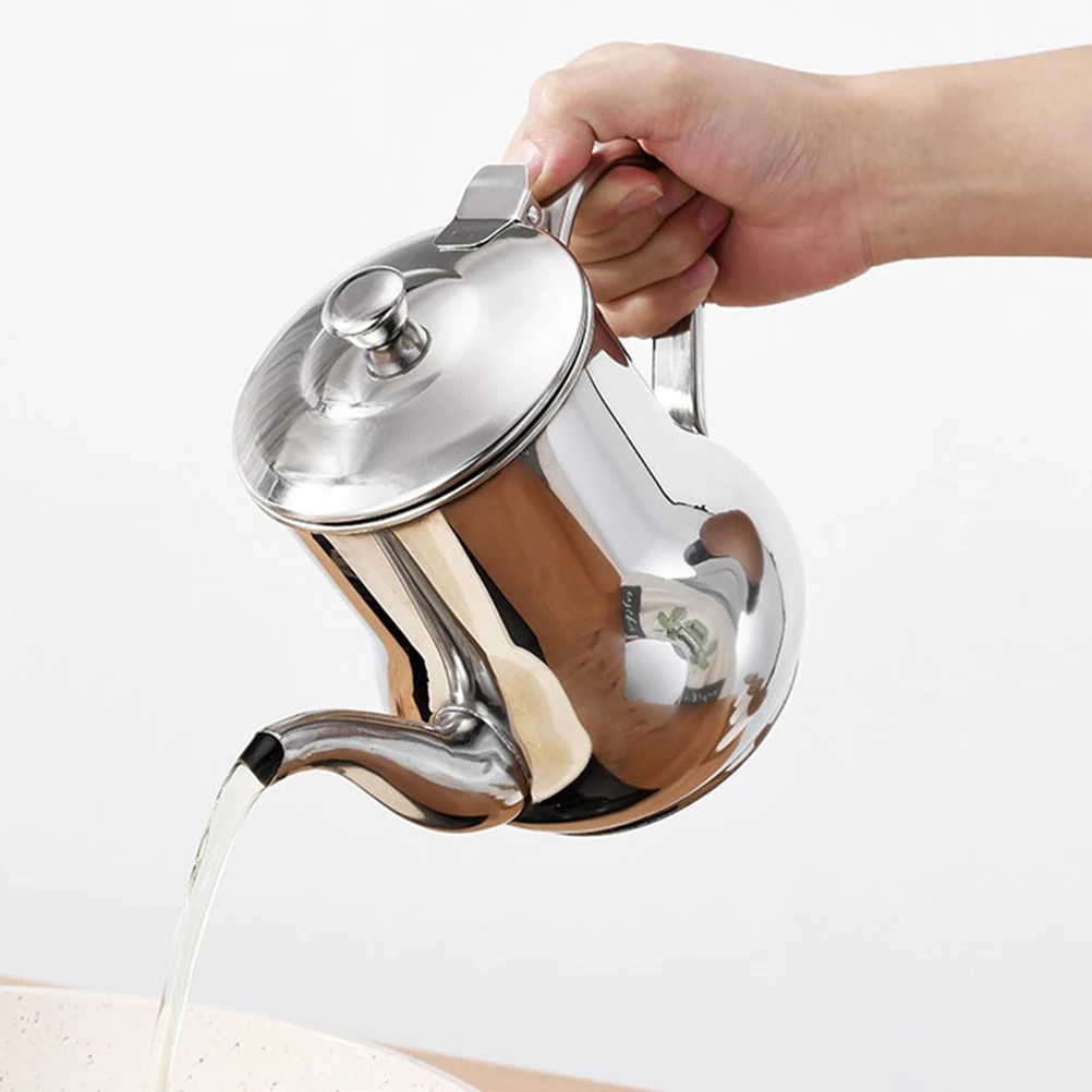 304 Stainless Vinegar Bottle Oil Dispenser Bottle Extra Long Spout Filter Heat Resistant Kitchen Storage
304 Stainless Vinegar Bottle Oil Dispenser Bottle Extra Long Spout Filter Heat Resistant Kitchen Storage
