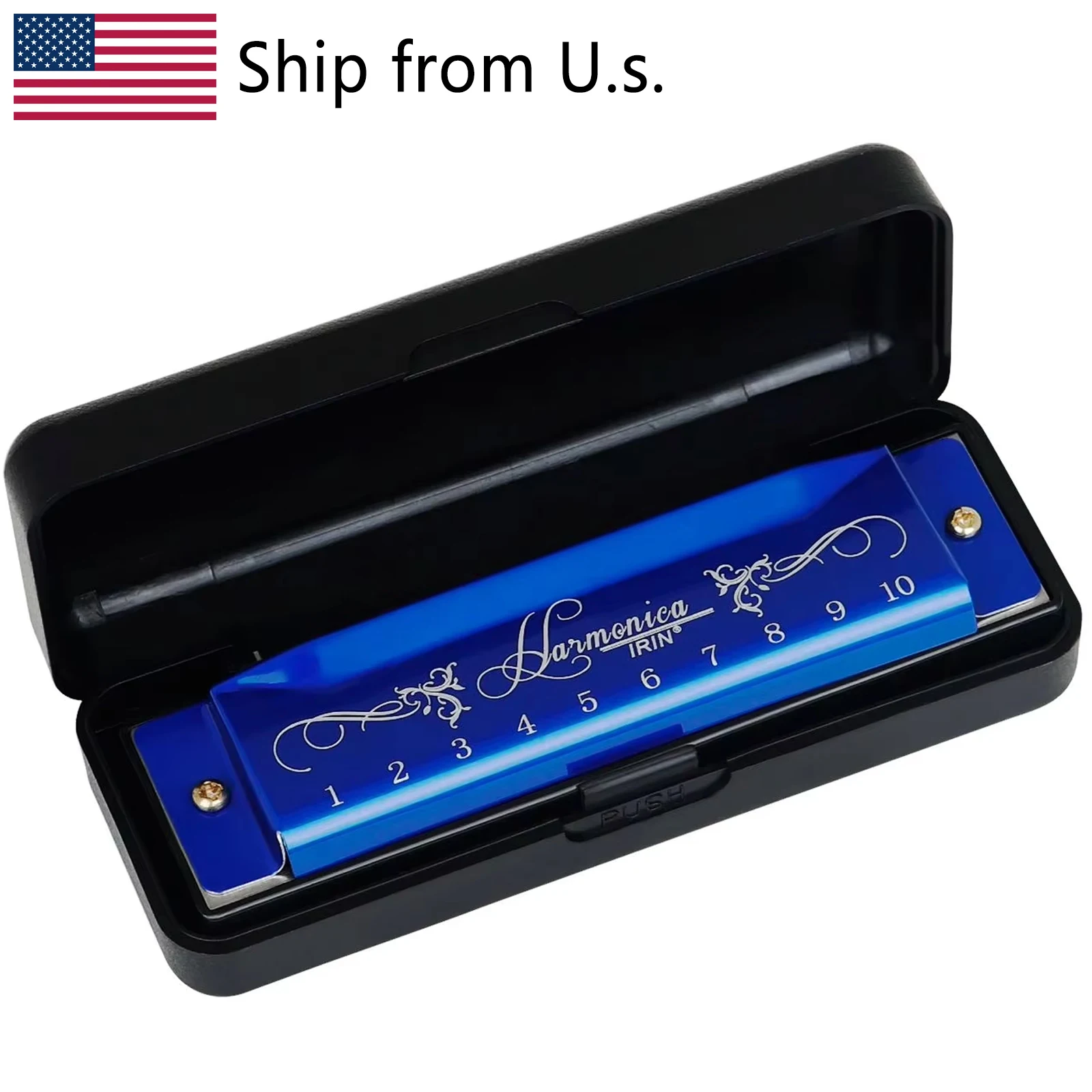 IRIN 10 Hole 10 Harmonica Tone Colorful C Key Harmonica Woodwind Instrument Suitable for Beginners Teaching Playing Gift
IRIN 10 Hole 10 Harmonica Tone Colorful C Key Harmonica Woodwind Instrument Suitable for Beginners Teaching Playing Gift