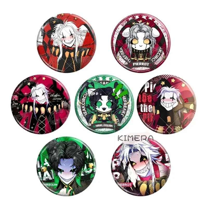 Kimera Store The Freak Circus Pierrot Harlequin Collection Badge Decor Halloween Clown Game Button Pins Round Brooch R
Kimera Store The Freak Circus Pierrot Harlequin Collection Badge Decor Halloween Clown Game Button Pins Round Brooch R