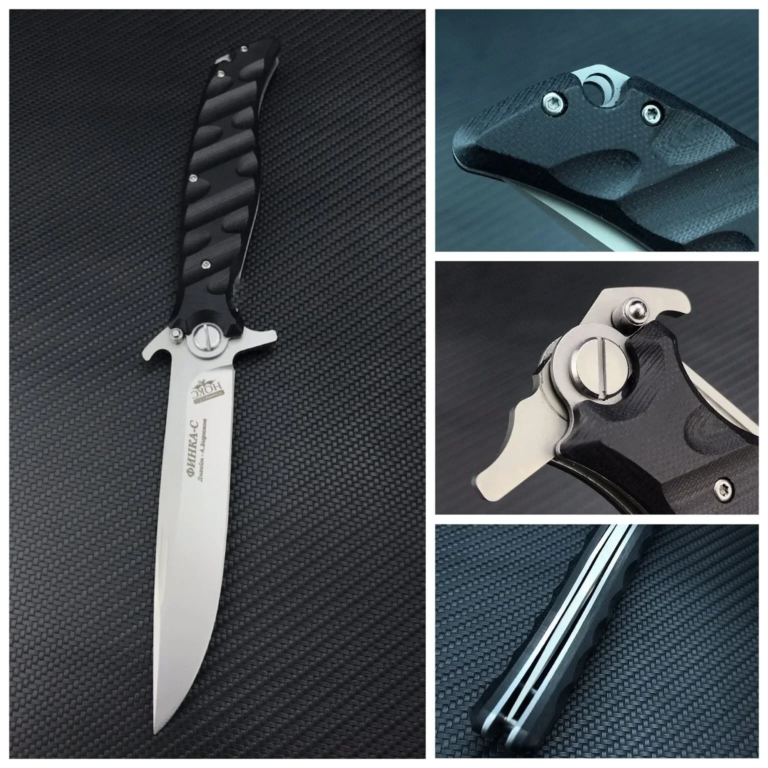 Russian HOKC Ball Bearing Assisted Folding Knife D2 Steel Blade G10 Handle Outdoor Tactical Military Knives Camping Hunting Tool
Russian HOKC Ball Bearing Assisted Folding Knife D2 Steel Blade G10 Handle Outdoor Tactical Military Knives Camping Hunting Tool