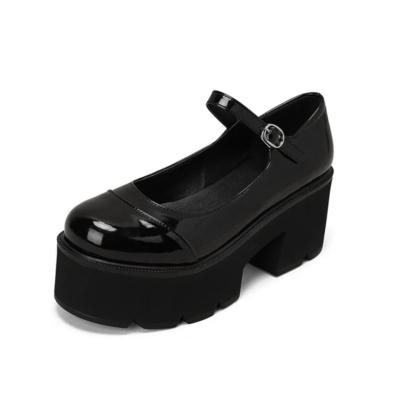 Zapatos De Mujer, женская обувь из лакированной кожи, пикантная модная обувь на танкетке с пряжкой и ремешком, вечерние повседневные туфли на платформе, большой размер 44 H-9
Zapatos De Mujer, женская обувь из лакированной кожи, пикантная модная обувь на танкетке с пряжкой и ремешком, вечерние повседневные туфли на платформе, большой размер 44 H-9