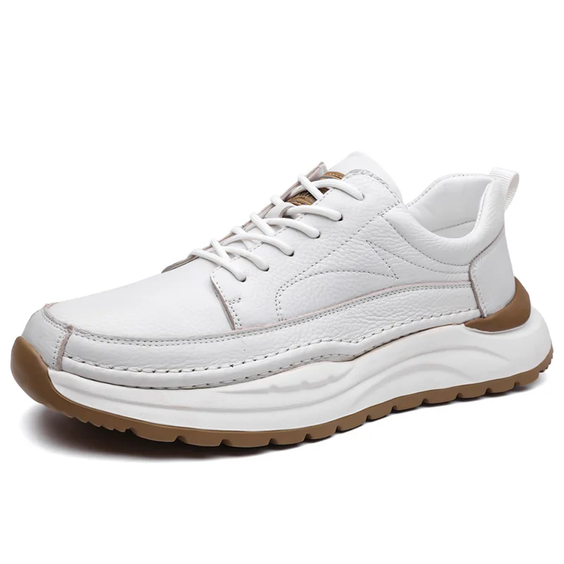 Autumn New Designer Leather Sneakers for Men Solid Color Fashion Causal Shoes Male Soft Sole Platform Sports Board Shoes Man
Autumn New Designer Leather Sneakers for Men Solid Color Fashion Causal Shoes Male Soft Sole Platform Sports Board Shoes Man