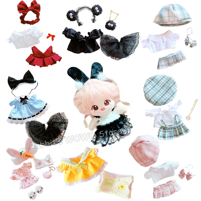 1pc Doll Clothes for 20cm Idol Dolls Accessories Fit Plush Stuffed Cotton Doll's Dress Skirt Outfit for Korea Super Star Toy
1pc Doll Clothes for 20cm Idol Dolls Accessories Fit Plush Stuffed Cotton Doll's Dress Skirt Outfit for Korea Super Star Toy