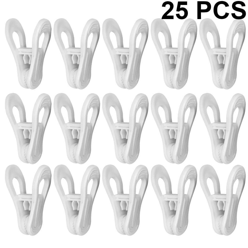 25 pcs Clips Clothesline Clips Plastic Windproof Non Slip Quilt Clothesline Towel Socks Underwear Dry Storage
25 pcs Clips Clothesline Clips Plastic Windproof Non Slip Quilt Clothesline Towel Socks Underwear Dry Storage