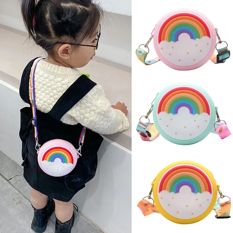 Round Donut Crossbody Bag Child Girl Children Shoulder Bag Adjustable Strap Vacation Travel Rainbow Printed Pocket Package
Round Donut Crossbody Bag Child Girl Children Shoulder Bag Adjustable Strap Vacation Travel Rainbow Printed Pocket Package