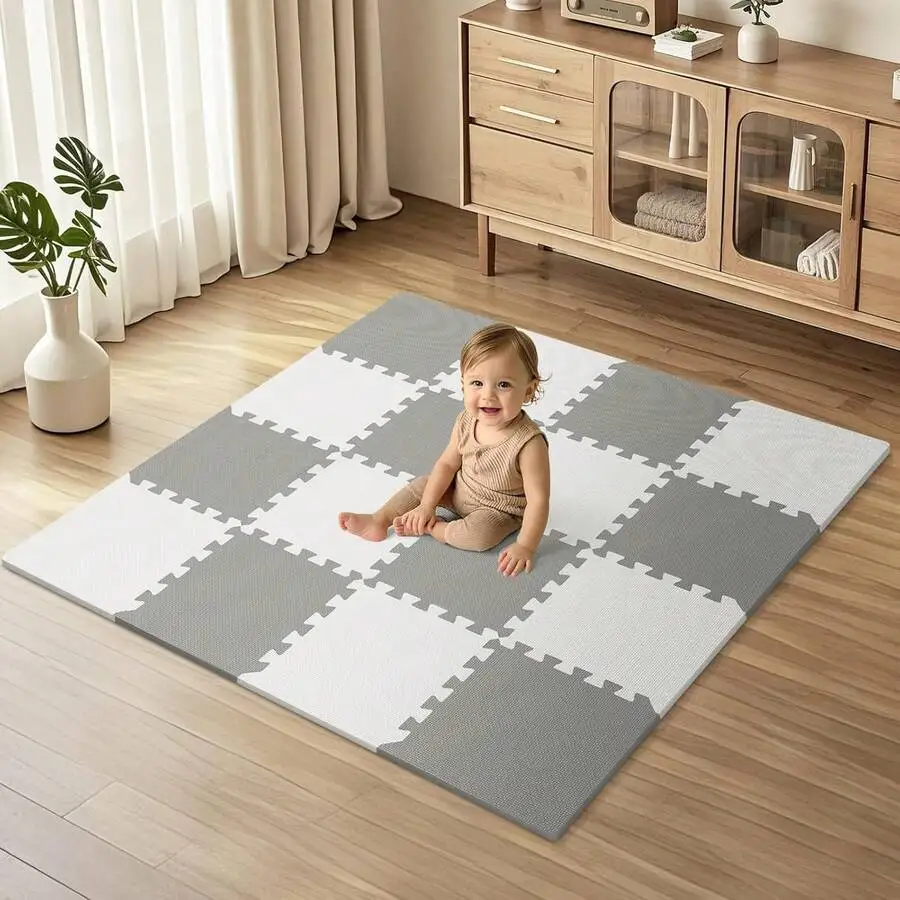16 Tiles Baby Play Mat For Floor,EVA Foam Floor Play Mat With 0.6 Inch Thick Foam Tiles,Foam Floor Tiles For ,Toddlers And Kids
16 Tiles Baby Play Mat For Floor,EVA Foam Floor Play Mat With 0.6 Inch Thick Foam Tiles,Foam Floor Tiles For ,Toddlers And Kids
