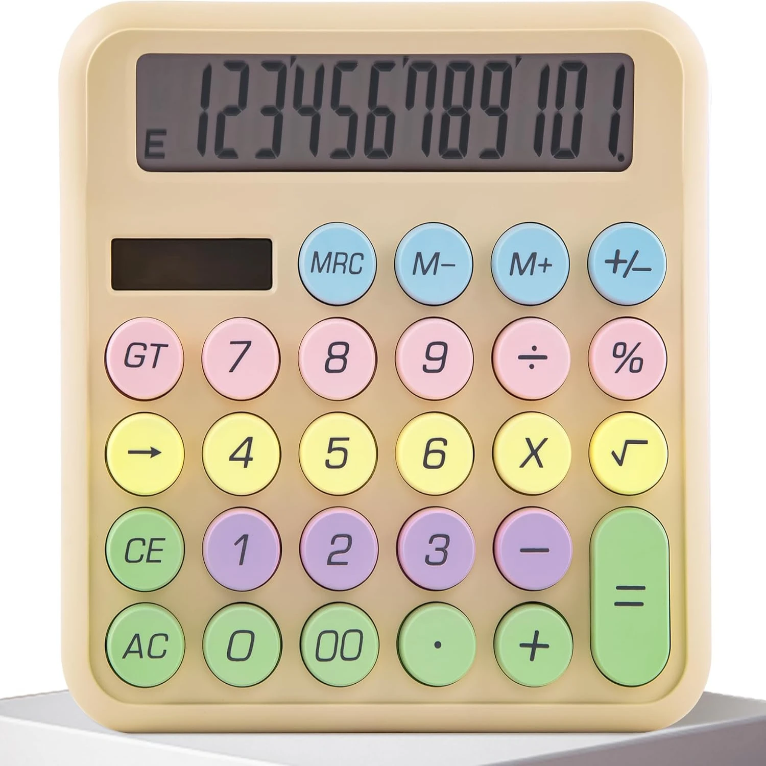 Calculators Desktop, Blue Mechanical Calculator, Cute Calculator 12 Digit Desk Calculator Large Display, Dual Power Solar Batte
Calculators Desktop, Blue Mechanical Calculator, Cute Calculator 12 Digit Desk Calculator Large Display, Dual Power Solar Batte