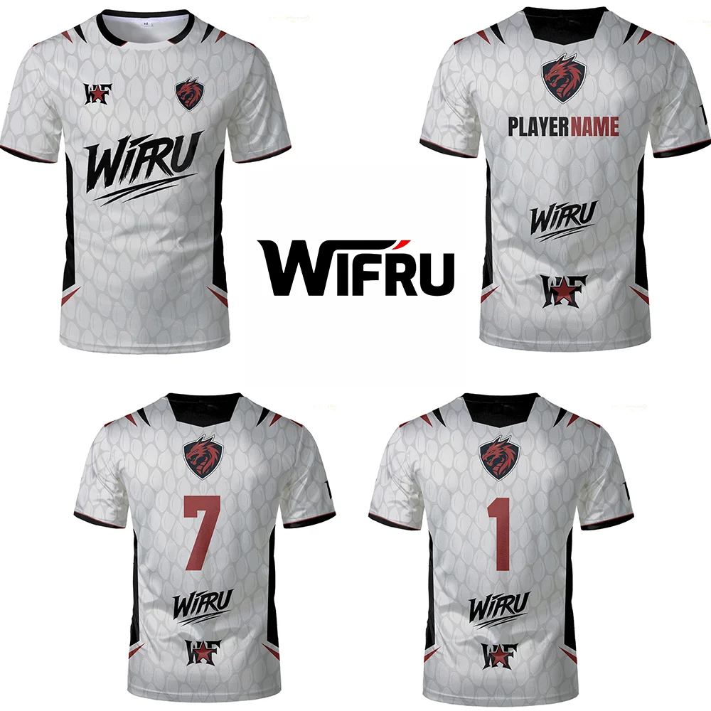 Esports Training T-shirts WIFRU New Cool Customizable Team Uniform Jerseys Men's Youth Sports Breathable Short-sleeved Tops
Esports Training T-shirts WIFRU New Cool Customizable Team Uniform Jerseys Men's Youth Sports Breathable Short-sleeved Tops