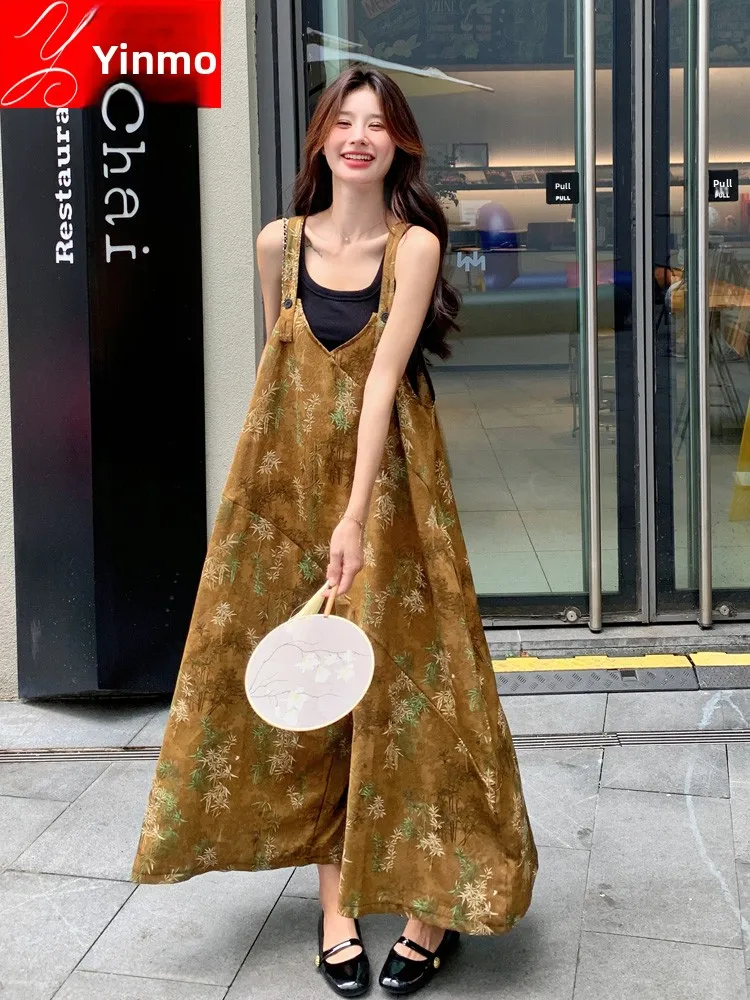 Ele Floral Print One-Piece Pants High Waist Wide Leg Commute Sle Women's Summer High-End Feeling Gown Street Sle
Ele Floral Print One-Piece Pants High Waist Wide Leg Commute Sle Women's Summer High-End Feeling Gown Street Sle