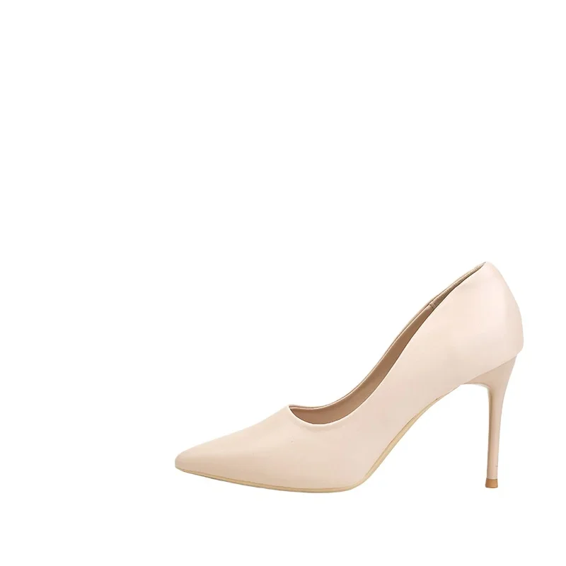 Women's Spring 2025 New Style pu Leather Pumpkins Shallow Heel Fine Gauge True Leather High Heels White Collar Work Shoes
Women's Spring 2025 New Style pu Leather Pumpkins Shallow Heel Fine Gauge True Leather High Heels White Collar Work Shoes