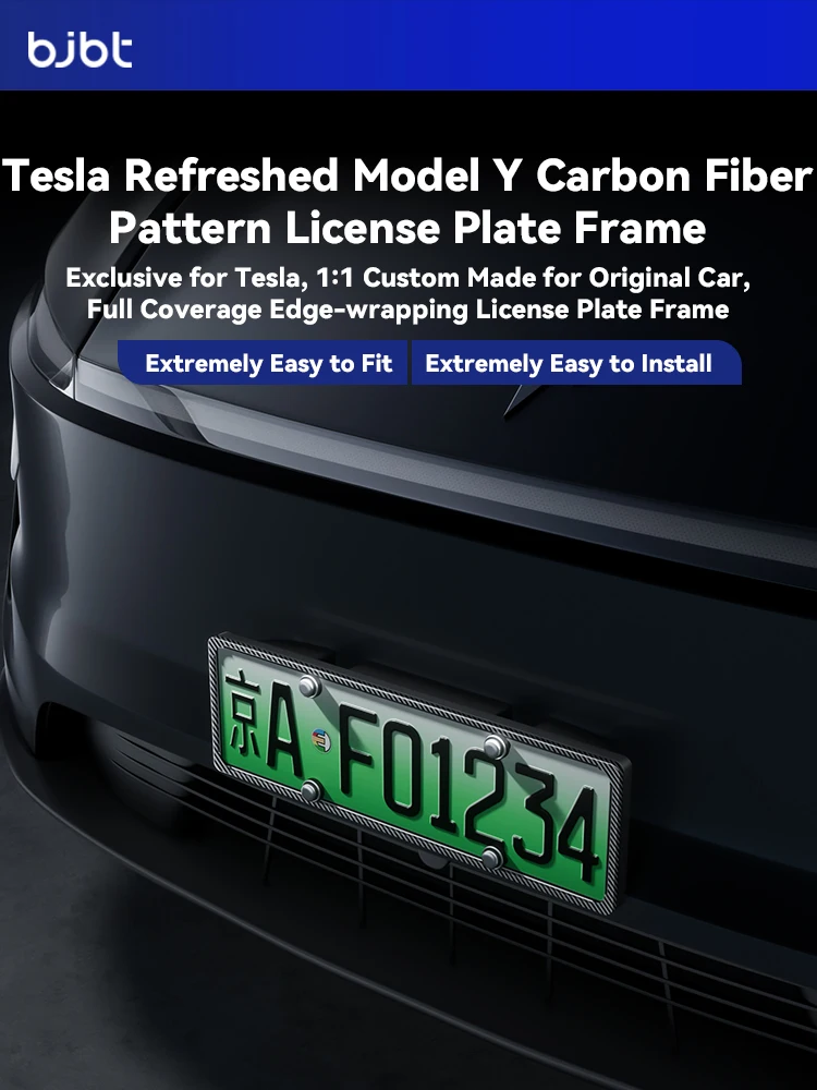 Накладки на переднюю и заднюю рамки номерных знаков BJBT, защитные декоративные элементы, аксессуары для тюнинга автомобиля для Tesla Model Y/YL 2025 2026
Накладки на переднюю и заднюю рамки номерных знаков BJBT, защитные декоративные элементы, аксессуары для тюнинга автомобиля для Tesla Model Y/YL 2025 2026