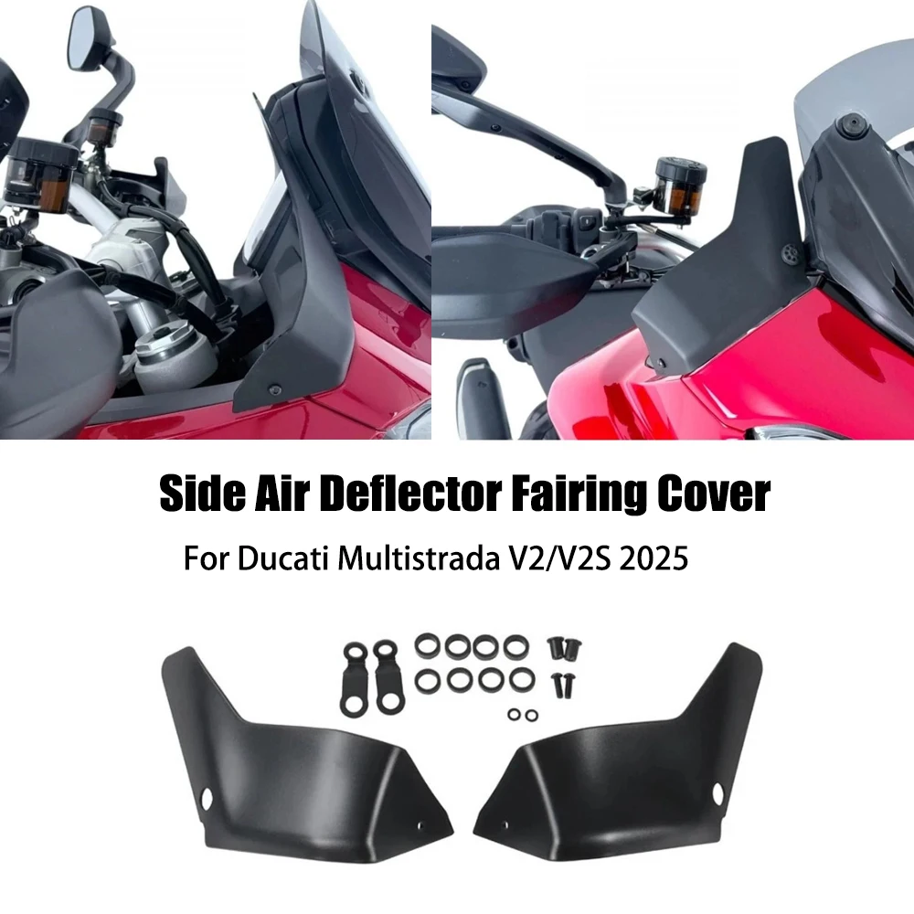 НОВЫЕ черные ветровые дефлекторы, пара улучшенных, стабильных аксессуаров для лобового стекла мотоцикла для Ducati Multistrada V2 V2S 2025
НОВЫЕ черные ветровые дефлекторы, пара улучшенных, стабильных аксессуаров для лобового стекла мотоцикла для Ducati Multistrada V2 V2S 2025