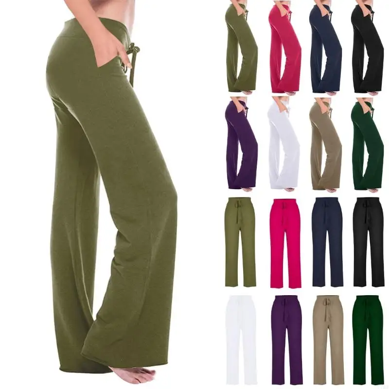 77HE Women's Cargo Pants High Waist Fashion Flared Elastic for Training Wide Leg Yoga Pants with Pockets
77HE Women's Cargo Pants High Waist Fashion Flared Elastic for Training Wide Leg Yoga Pants with Pockets
