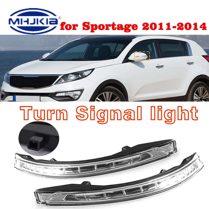 MHJKIA For KIA SUV Sportage 2011-2014 Outside Mirror LED Signal Lamp 87614-4T000 87624-4T000 Left And Right Turn Signal Lamps
MHJKIA For KIA SUV Sportage 2011-2014 Outside Mirror LED Signal Lamp 87614-4T000 87624-4T000 Left And Right Turn Signal Lamps